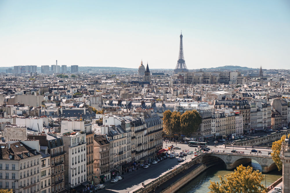 Vue aérienne de Paris, France